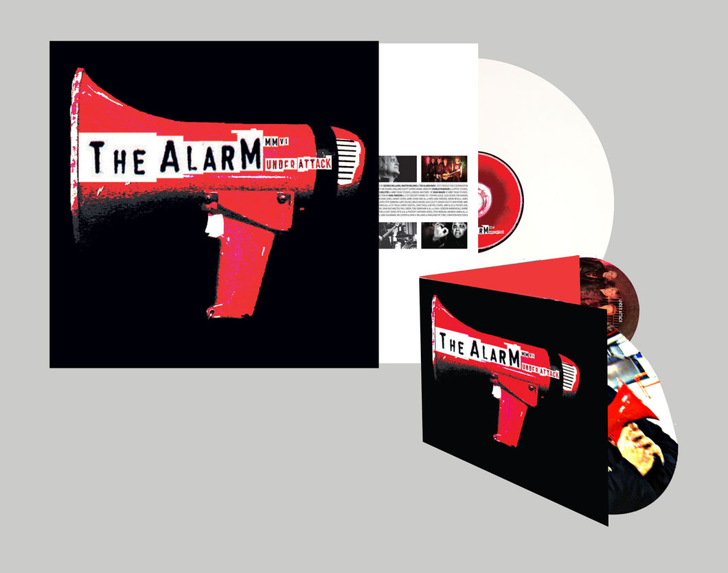 UNDER ATTACK - White Vinyl / Black Cover Limited Edition LP / CD