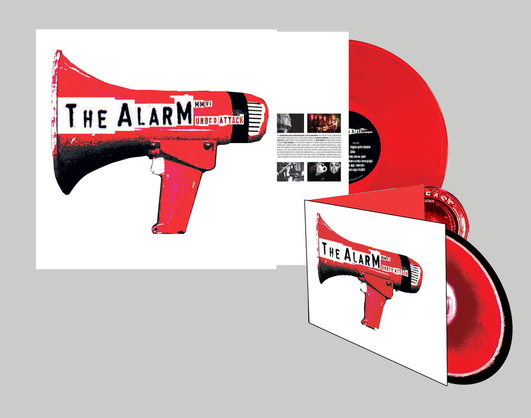 UNDER ATTACK - Red Vinyl / White Cover Limited Edition LP / CD