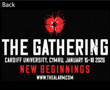 Load image into Gallery viewer, Black Short Sleeve Gathering 2026 T-shirt
