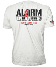 Load image into Gallery viewer, White Short Sleeve Gathering 2026 T-shirt
