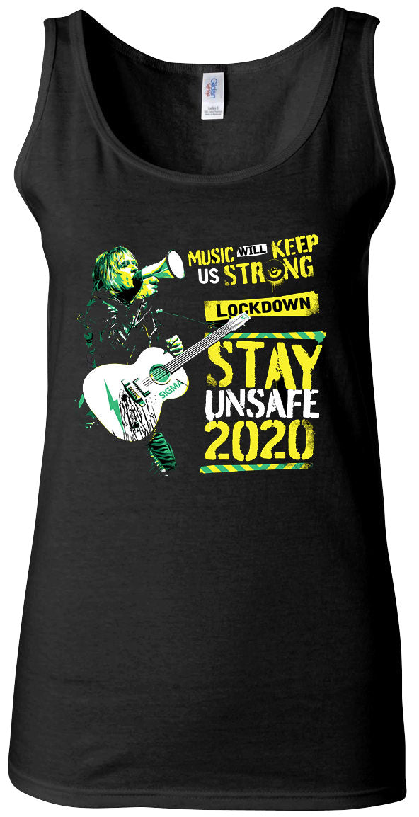 THE ALARM - BIG NIGHT IN - STAY UNSAFE 2020 Vest Top